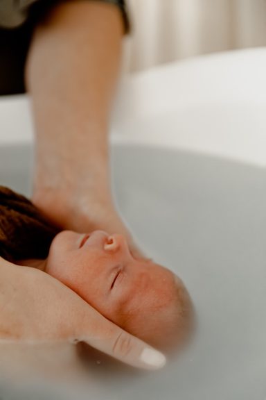 Bain enveloppé photographique